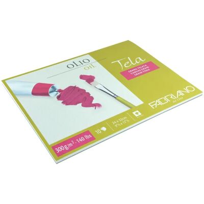 Toile d'art Fabriano 24x32cm 300g/m2 - 10 Feuilles - Publicité Toile d'art Fabriano 24x32cm 300g/m2 - 10 Feuilles - Publicité