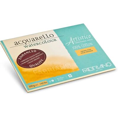 Bloc de acuarela Fabriano Artistico 26x36cm 300g - Bloc de acuarela Bloc de acuarela Fabriano Artistico 26x36cm 300g - Bloc de acuarela
