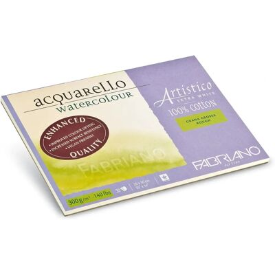 Papier pour aquarelle Fabriano Artistico - Blanc - Extra Blanc - Papier aquarelle - Publicité Papier pour aquarelle Fabriano Artistico - Blanc - Extra Blanc - Papier aquarelle - Publicité