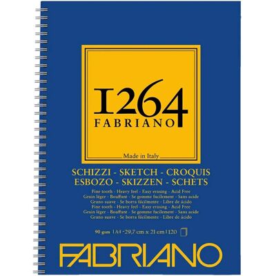 Fabriano Elfenbein Spiral Skizzierpapierblock A4 Fabriano Elfenbein Spiral Skizzierpapierblock A4