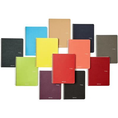 Fabriano Ecoqua Notizbuch A4 - 40 Blätter, Schwarz Fabriano Ecoqua Notizbuch A4 - 40 Blätter, Schwarz