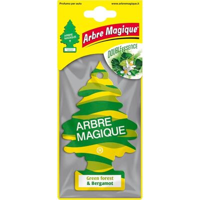 Arbre Magique Ambientador de Coche - Bosque Verde y Bergamota - 7 Semanas Arbre Magique Ambientador de Coche - Bosque Verde y Bergamota - 7 Semanas