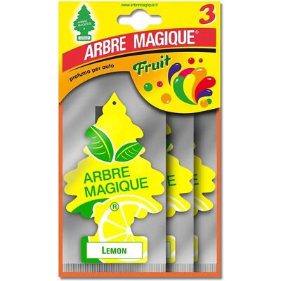 ARBRE MAGIQUE Profumatore auto Triplo Limone ARBRE MAGIQUE Profumatore auto Triplo Limone