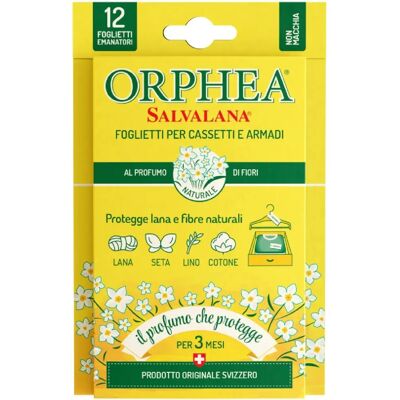 Orphea Salvalana - Fogli per Cassetti e Armadi - Profumo Floreale Orphea Salvalana - Fogli per Cassetti e Armadi - Profumo Floreale