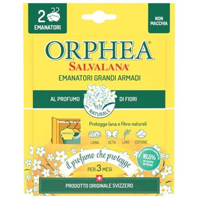 Orphea Salvalana Diffusori Grandi per Armadio - Protegge i Vestiti Orphea Salvalana Diffusori Grandi per Armadio - Protegge i Vestiti