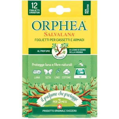 Orphea Salvalana - Fogli per cassetti e armadi - Protegge tutto l'anno Orphea Salvalana - Fogli per cassetti e armadi - Protegge tutto l'anno