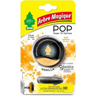 Désodorisant solide Arbre Magique POP Vanille - Désodorisant auto - Publicité Désodorisant solide Arbre Magique POP Vanille - Désodorisant auto - Publicité