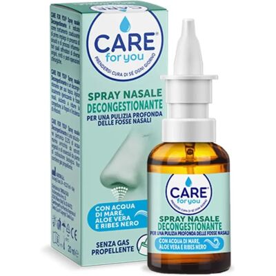 Spray Nasale Decongestionante CareforYou - Raffreddore & Sinusite Spray Nasale Decongestionante CareforYou - Raffreddore & Sinusite