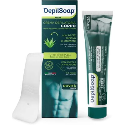 Depilsoap Men Crema Depilatoria Uomo - Rakhyvels- och hårborttagningskräm - Kropp Depilsoap Men Crema Depilatoria Uomo - Rakhyvels- och hårborttagningskräm - Kropp