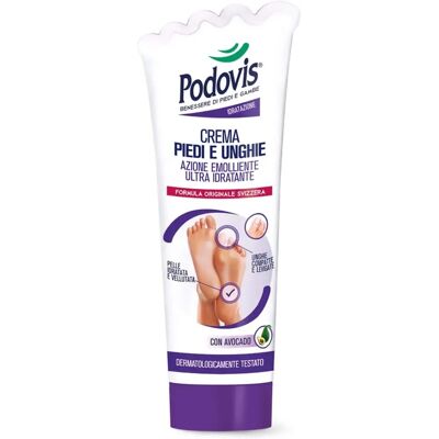 Crema Podovis per Piedi e Unghie - Idratante, Emolliente, 100ml Crema Podovis per Piedi e Unghie - Idratante, Emolliente, 100ml