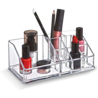 Domopak Living Sminkorganisator - 17,3x9,4x6,5 cm - Transparent Domopak Living Sminkorganisator - 17,3x9,4x6,5 cm - Transparent