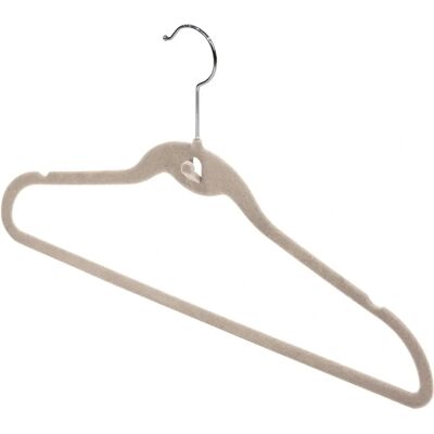 Set van 3 hangers Domopak - Fluwelen antislip - Ruimtebesparend - Kleding Set van 3 hangers Domopak - Fluwelen antislip - Ruimtebesparend - Kleding