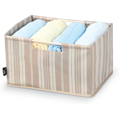 Scatola di stoccaggio Domopak 906201 - Tessuto Beige Rettangolare Scatola di stoccaggio Domopak 906201 - Tessuto Beige Rettangolare