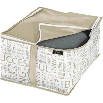 Cuki Domopak Urban Rangement Vêtements 30x40x20 - Blanc Or Cuki Domopak Urban Rangement Vêtements 30x40x20 - Blanc Or