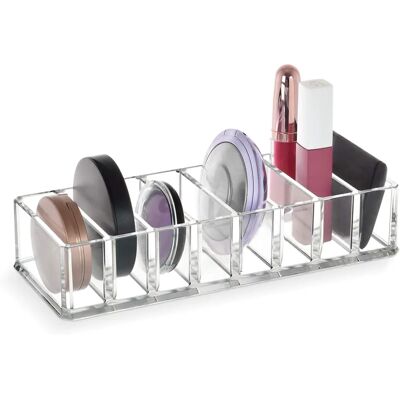 Cuki Domopak - Organizer trucco 22x8,7x4,5cm - Trasparente Cuki Domopak - Organizer trucco 22x8,7x4,5cm - Trasparente