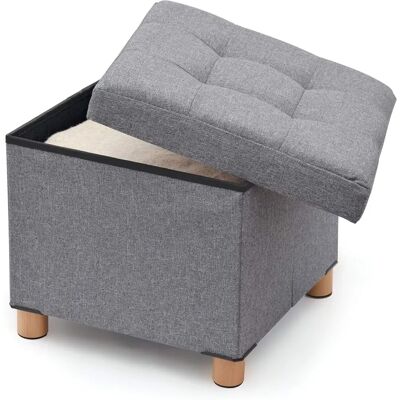 Domopak Living Grau Pouffe - Pouffe Domopak Living Grau Pouffe - Pouffe