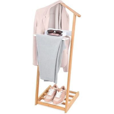 Organizzatore di vestiti in bambù Domopak Living - 43,5x34x102cm Organizzatore di vestiti in bambù Domopak Living - 43,5x34x102cm
