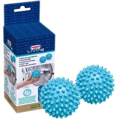 Domopak Bleu Ensemble de 8 Boules pour Sèche-linge - Accessoires de Séchage Domopak Bleu Ensemble de 8 Boules pour Sèche-linge - Accessoires de Séchage