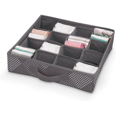 Cuki Domopak Organizer 16 Fack - 32x32x8 cm - Grå Cuki Domopak Organizer 16 Fack - 32x32x8 cm - Grå