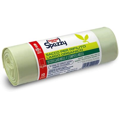 Domopak Spazzy 110 L transparent 10 st Avfallsposer Domopak Spazzy 110 L transparent 10 st Avfallsposer