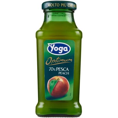 Jus de Pêche Yoga - 24 Bouteilles - Jus de Fruits - Publicité Jus de Pêche Yoga - 24 Bouteilles - Jus de Fruits - Publicité