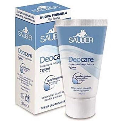 Sauber Deocare Crème - Protection longue durée - Crème - Publicité Sauber Deocare Crème - Protection longue durée - Crème - Publicité