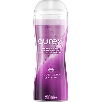 Gel Massaggio e Lubrificante 2 in 1 Durex Aloe Vera Gel Massaggio e Lubrificante 2 in 1 Durex Aloe Vera