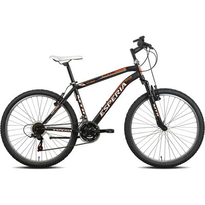 Bicicletta da Montagna FREJUS 26" Acciaio Nero - Mountain Bike Bicicletta da Montagna FREJUS 26" Acciaio Nero - Mountain Bike