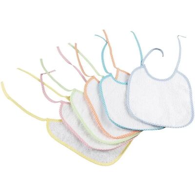 Bavoir POUPY en coton éponge pour bébés - Unisexe Bavoir POUPY en coton éponge pour bébés - Unisexe