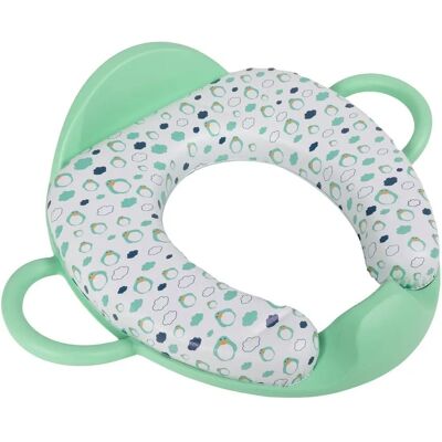 Poupy Funda de asiento de inodoro suave con asas - Funda de WC Poupy Funda de asiento de inodoro suave con asas - Funda de WC
