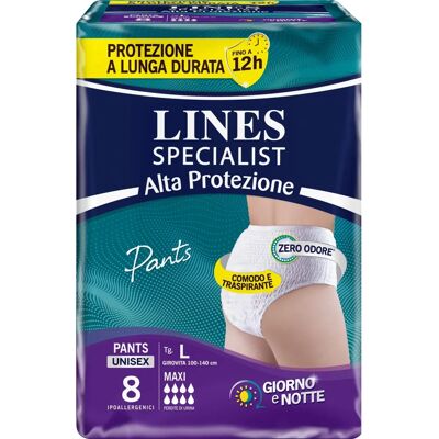 Pannolini Adulti Unisex Maxi Grande Lines - 8 pezzi Pannolini Adulti Unisex Maxi Grande Lines - 8 pezzi