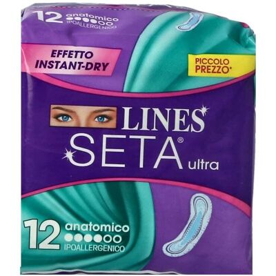 Fater Seta Ultra Assorbenti - Anatomici, 12 pezzi Fater Seta Ultra Assorbenti - Anatomici, 12 pezzi