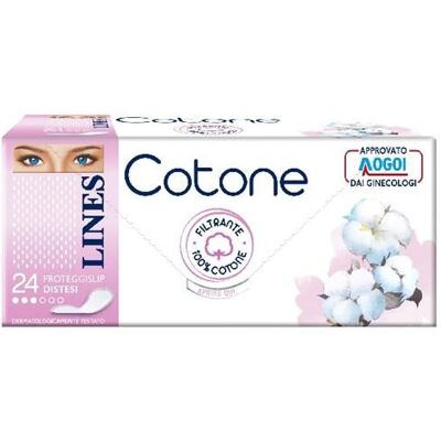 Assorbenti Igienici Lines Cotone - 24 pezzi Assorbenti Igienici Lines Cotone - 24 pezzi