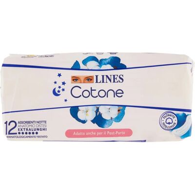 Assorbenti Notte Ultra Cotone Lines - Assorbenti Femminili Assorbenti Notte Ultra Cotone Lines - Assorbenti Femminili