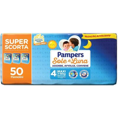 Pampers Pampers Sole Luna Triopack Taglia 4 Maxi - Pannolini Pampers Pampers Sole Luna Triopack Taglia 4 Maxi - Pannolini