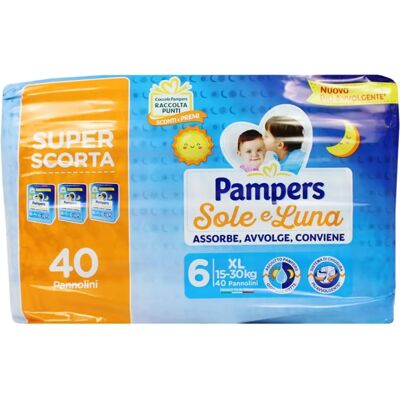 Pannolini Pampers Taglia 6 XL - Pannolini Pannolini Pampers Taglia 6 XL - Pannolini
