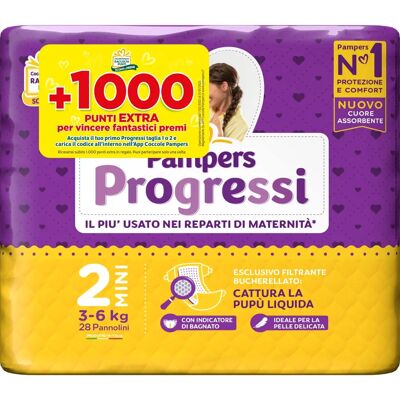 Couches Mini Pampers - 2 Mini (3-6 kg) - Couches Couches Mini Pampers - 2 Mini (3-6 kg) - Couches