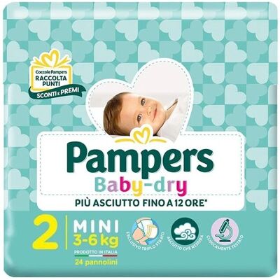 Pampers Baby Dry Mini - Pannolini Pampers Baby Dry Mini - Pannolini