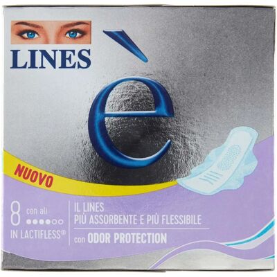 Linii FATER Spa Downcount - Assorbenti, Controllo odore, 8 pezzi Linii FATER Spa Downcount - Assorbenti, Controllo odore, 8 pezzi