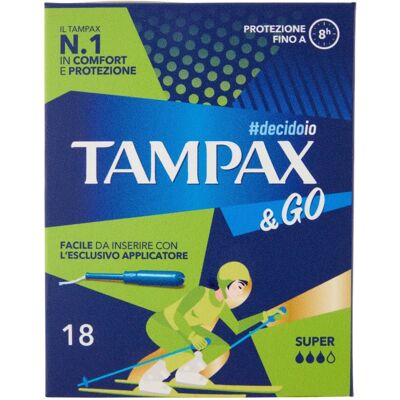 Tampax & Go Super Serviettes - Serviettes Hygieniques - Publicité Tampax & Go Super Serviettes - Serviettes Hygieniques - Publicité