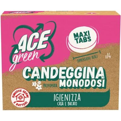 Ace Green Candeggina Profumata Monodosi 14 Tabs - Casa e Bucato Ace Green Candeggina Profumata Monodosi 14 Tabs - Casa e Bucato