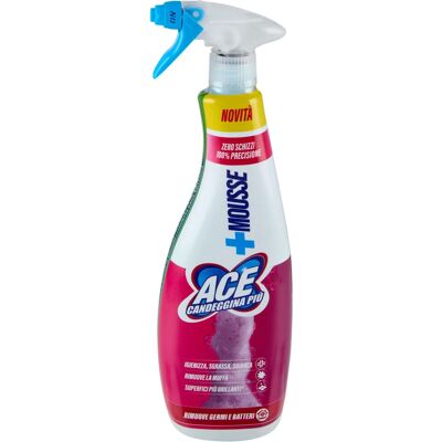 ACE - Candeggina Più Mousse - 690 ml - Mousse - Spray detergente ACE - Candeggina Più Mousse - 690 ml - Mousse - Spray detergente
