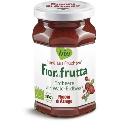 Rigoni di Asiago Fiordifrutta Wild Strawberry - 250g - Confiture - Publicité Rigoni di Asiago Fiordifrutta Wild Strawberry - 250g - Confiture - Publicité