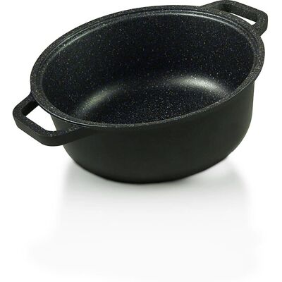 Risolì Black Plus - Casseruola - 28 cm - Alluminio pressofuso Risolì Black Plus - Casseruola - 28 cm - Alluminio pressofuso