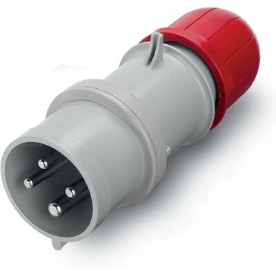 SCAME Steckdose - 32A, IP44, Rot, 3P+T SCAME Steckdose - 32A, IP44, Rot, 3P+T