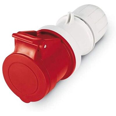 Prise extérieure SCAME Rouge 3P+T IP44 - Prise électrique - Publicité Prise extérieure SCAME Rouge 3P+T IP44 - Prise électrique - Publicité