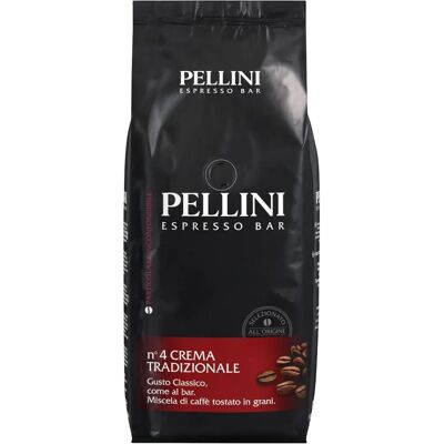 Pellini N°4 Crema Tradizionale Kawa - Kawa Pellini N°4 Crema Tradizionale Kawa - Kawa