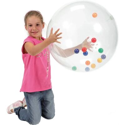 Gymnic Activity Ball - Exercise Ball - Transparent - 50cm Gymnic Activity Ball - Exercise Ball - Transparent - 50cm