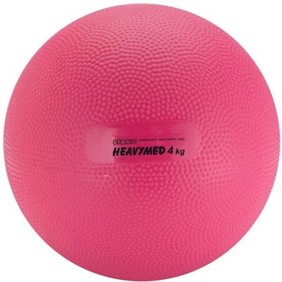 Heavymed 4kg Roze Medicijnbal - Fitness en Revalidatie Apparaat Heavymed 4kg Roze Medicijnbal - Fitness en Revalidatie Apparaat