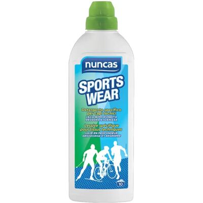 NUNCAS Sportswear - Detersivo per tessuti tecnici - 750 ml NUNCAS Sportswear - Detersivo per tessuti tecnici - 750 ml